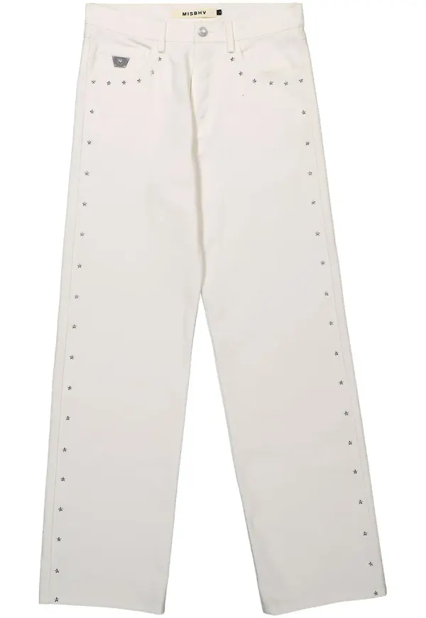MISBHV Star jeans - Vit