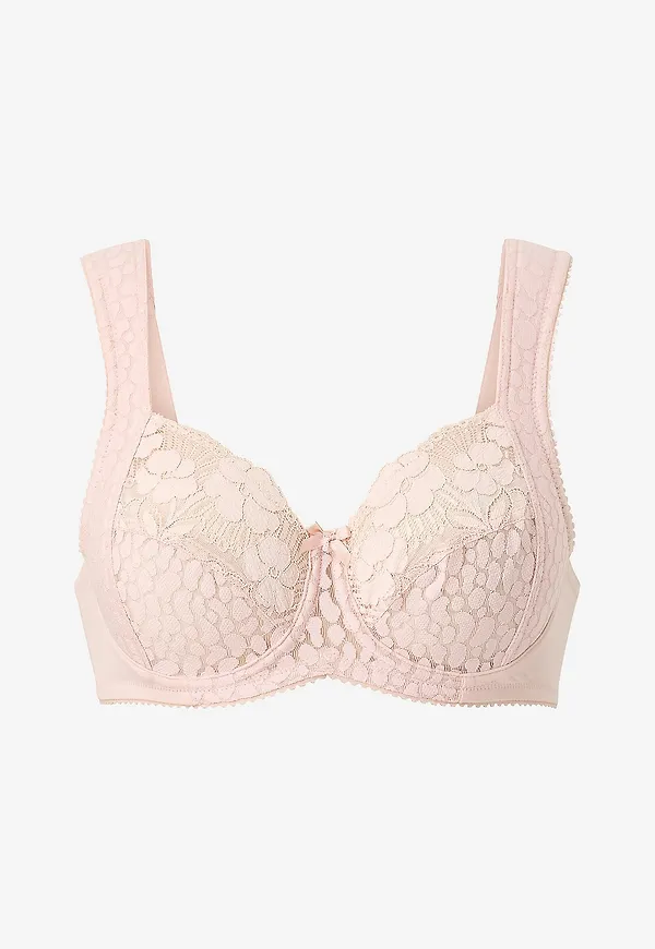 Miss Mary of Sweden - Bygel-bh Jacquard and Lace - Rosa