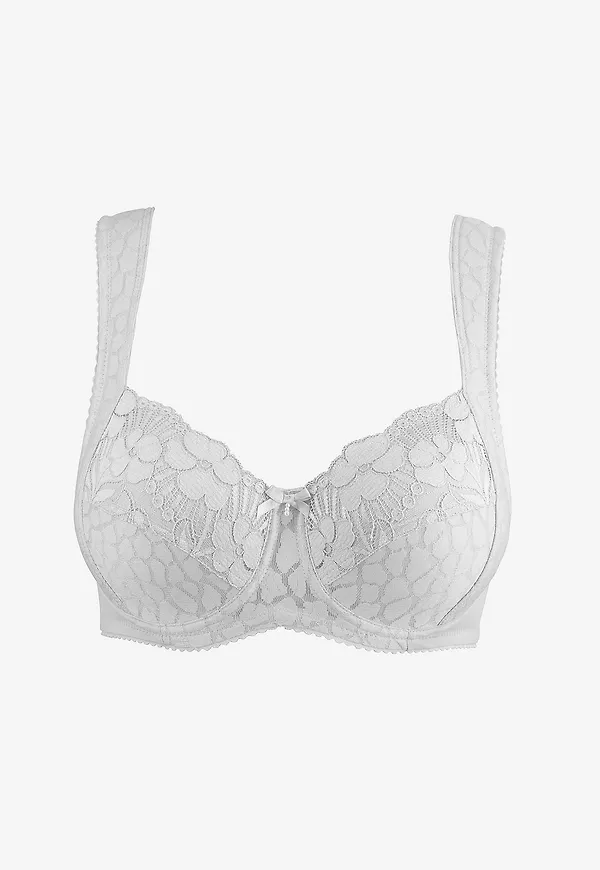 Miss Mary of Sweden - Bygel-bh Jacquard And Lace - Vit
