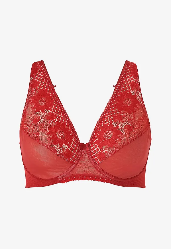 Miss Mary of Sweden - Bygel-bh Lace Charm Underwired Bra - Röd