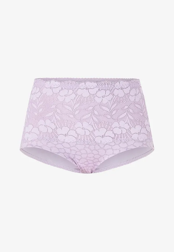 Miss Mary of Sweden - Maxitrosa Jacquard & Lace Pantie Girdle - Lila