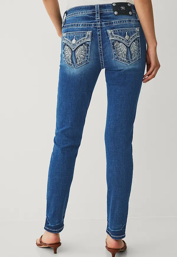Miss Me - Jeans Ariella Wing Skinny Jeans - Blå