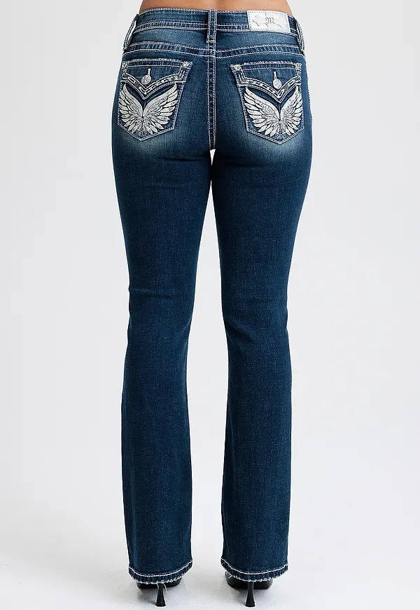 Miss Me - Bootcut-jeans Kenzie Bootcut Jeans - Blå
