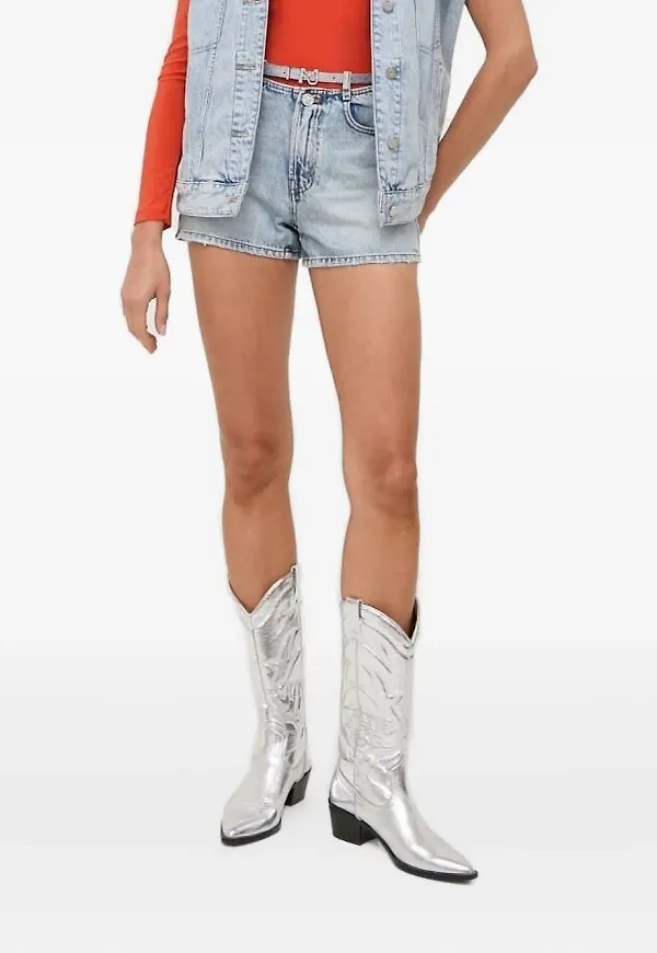 Miss Sixty jeansshorts med svampar - Blå
