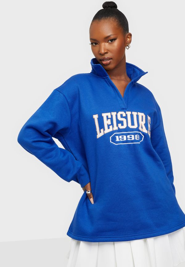 Missguided - Sweatshirts - Leisure Graphic Polo Sweat - Tröjor - sweatshirts