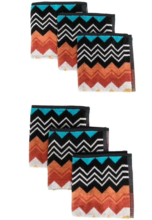 Missoni Home 6-pack handdukar - Svart