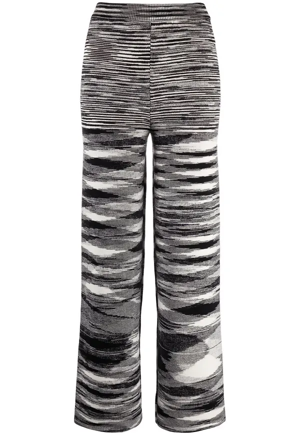 Missoni raka byxor - Svart