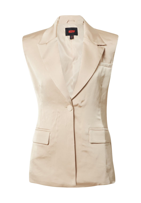 Misspap Kostymväst beige