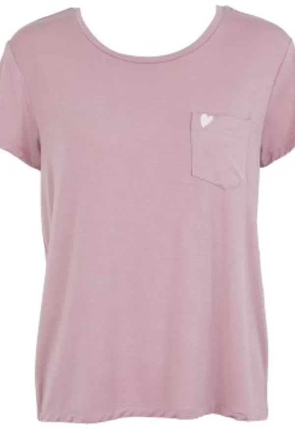 Missya Softness Modal T-shirt Lila modal Medium Dam