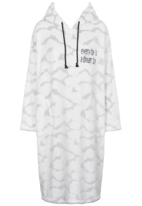 Missya Teddy Dress Ljusgrå polyester X-Large Dam