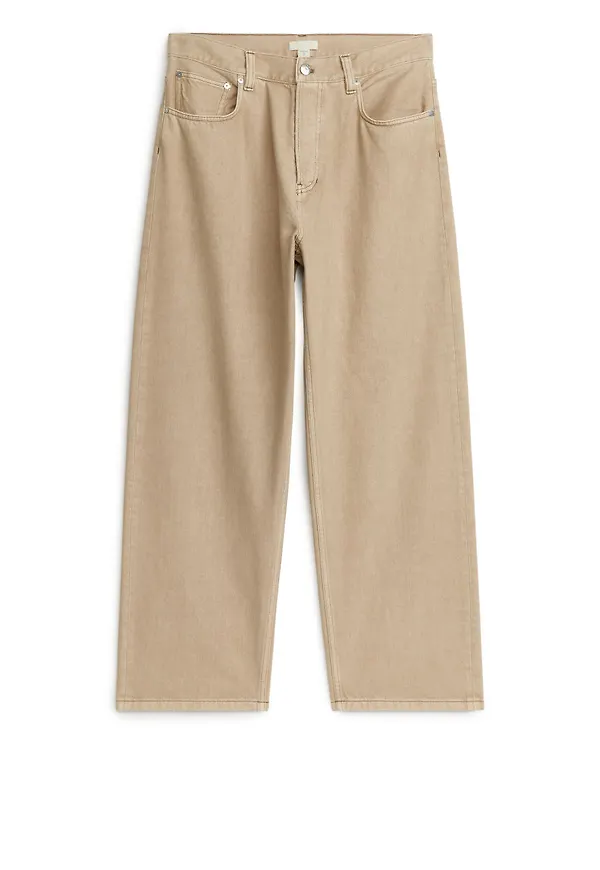 MIST Wide Jeans - Beige