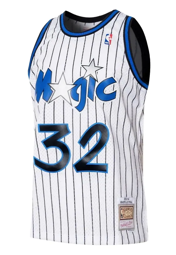 Mitchell & Ness Magic kritstrecksrandig tröja - Vit