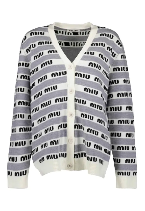 Miu Miu Cardigans Grå, Dam