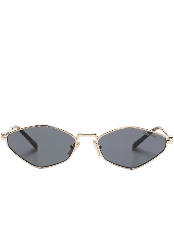 Miu Miu Eyewear Miu Respect solglasögon - Guldfärgad