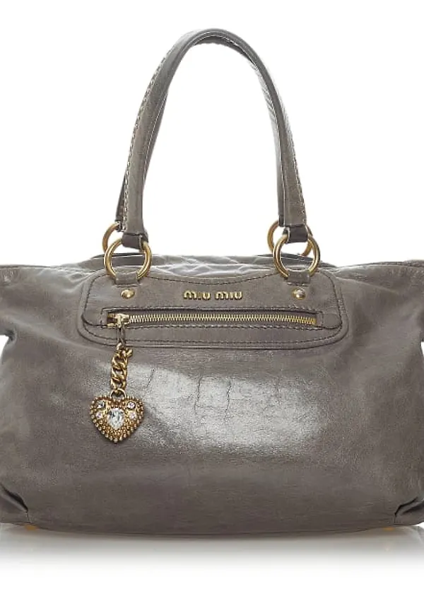 Miu Miu Leather Satchel
