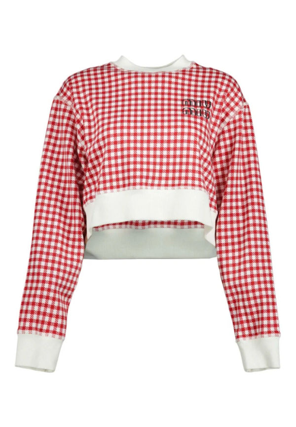 Miu Miu Sweatshirts Röd, Dam