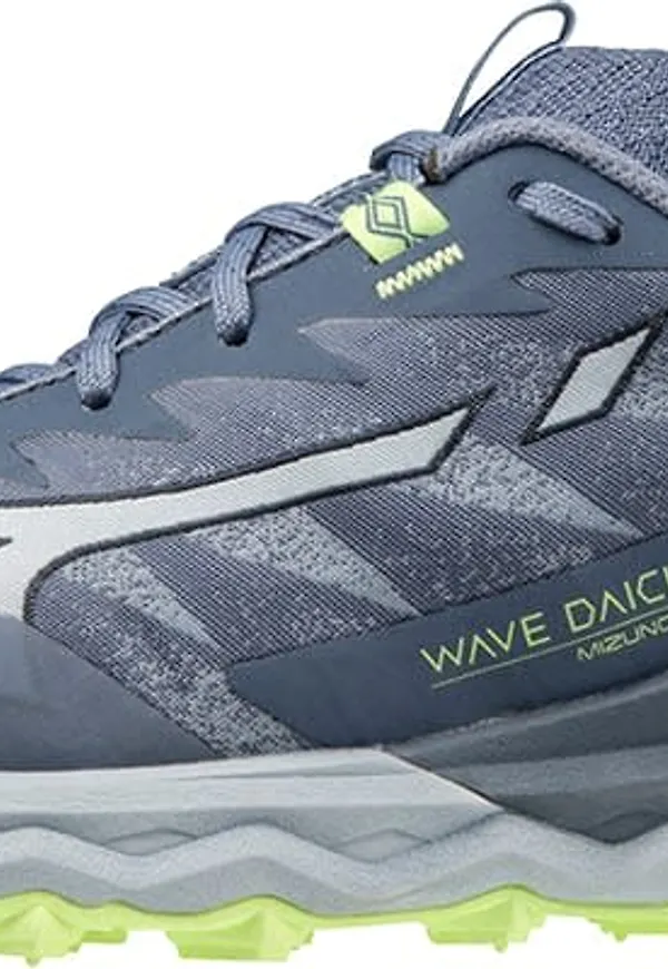 Mizuno Women's Wave Daichi 7 Vintage Indigo/Subdued Blue/Neo Lime
