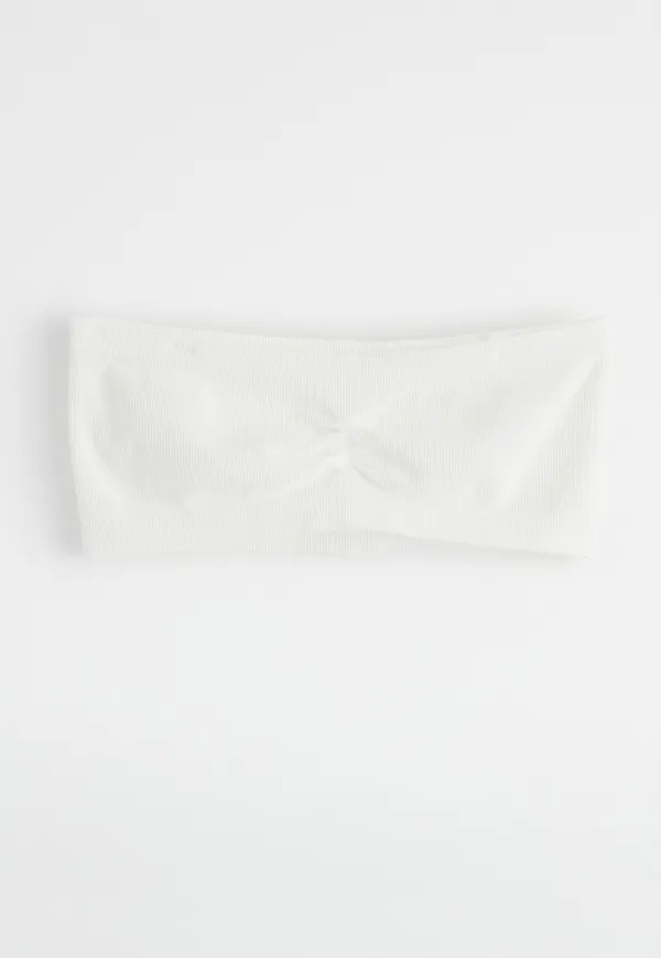 Mjuk seamless ribbad bandeau bh