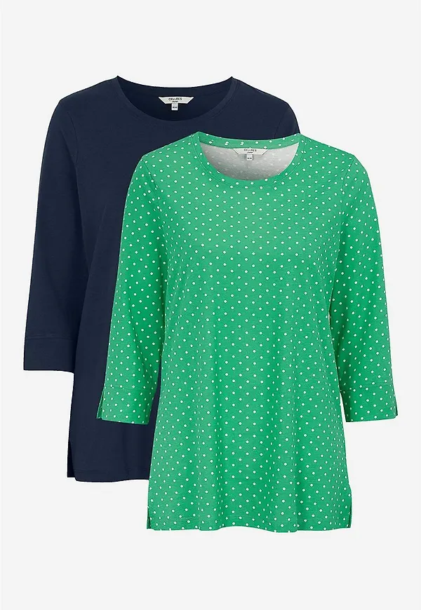 Mjuk trikåtopp 2-pack