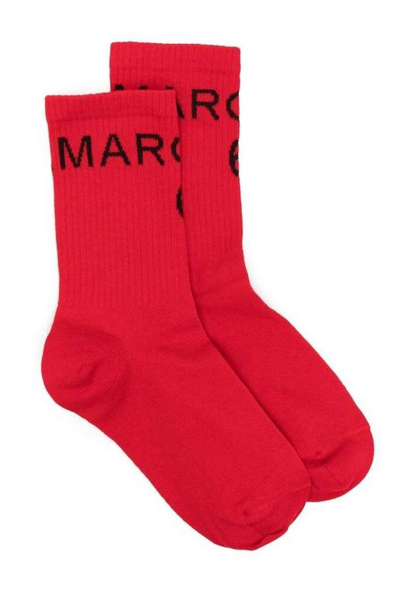 MM6 Maison Margiela - Strumpor & Strumpbyxor - Röd - Dam - Storlek: L,M