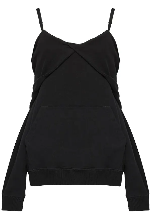 MM6 Maison Margiela baraxlad sweatshirt - Svart
