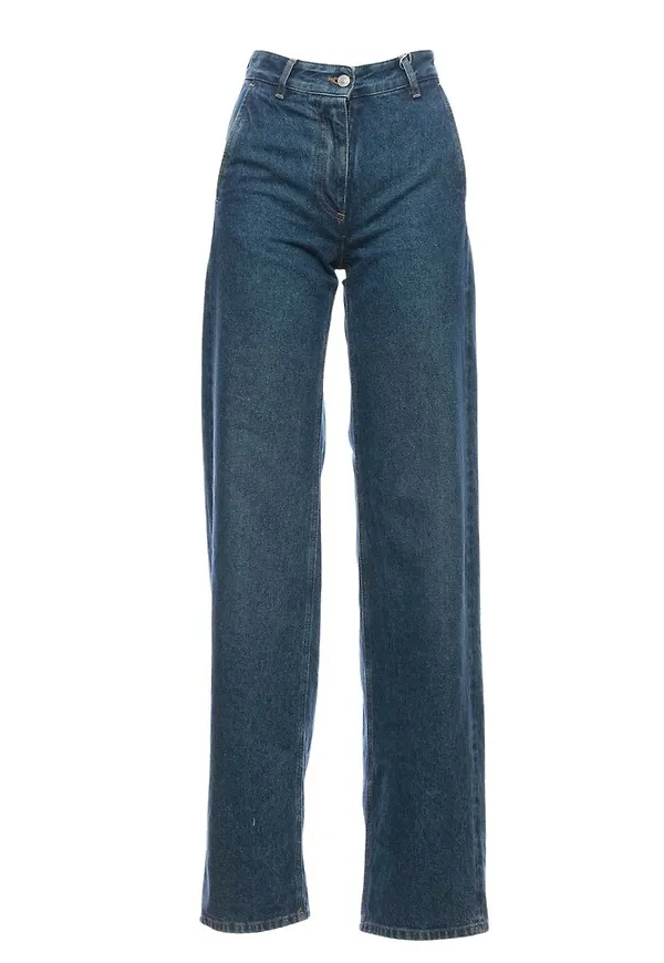 MM6 Maison Margiela Loose-fit Jeans Blå, Dam