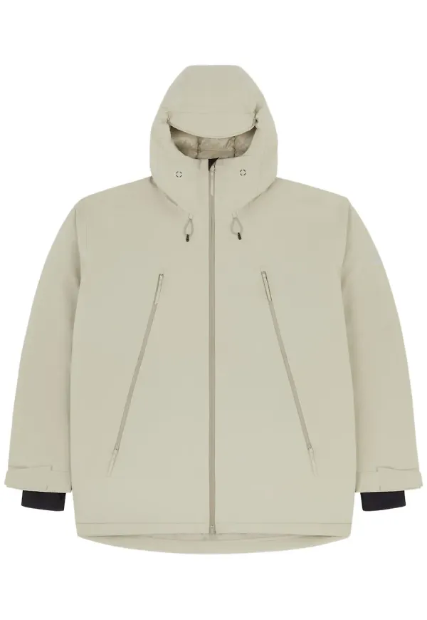 MM6 Maison Margiela X Salomon huvjacka med dragkedja - Neutral