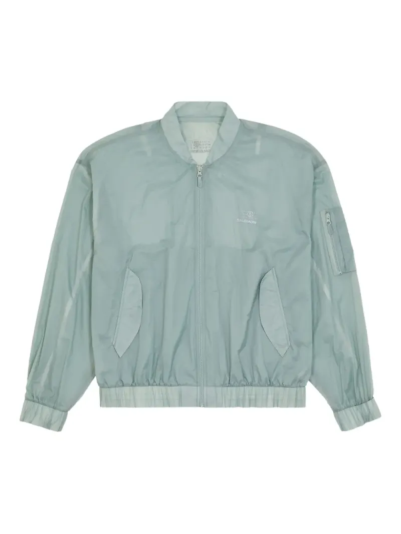 MM6 Maison Margiela X Salomon x Salomon bomberjacka med tryck - Blå