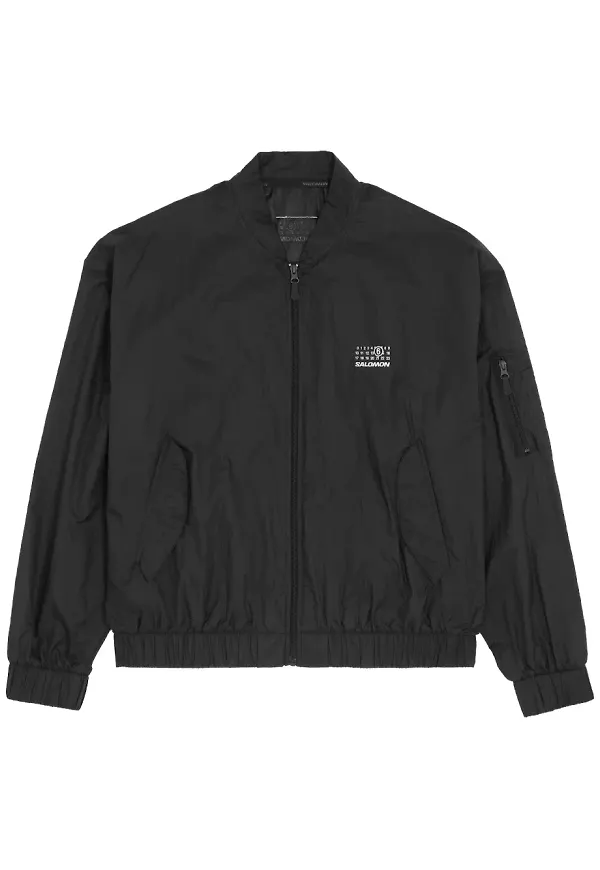 MM6 Maison Margiela X Salomon x Salomon jacka med tryck - Svart