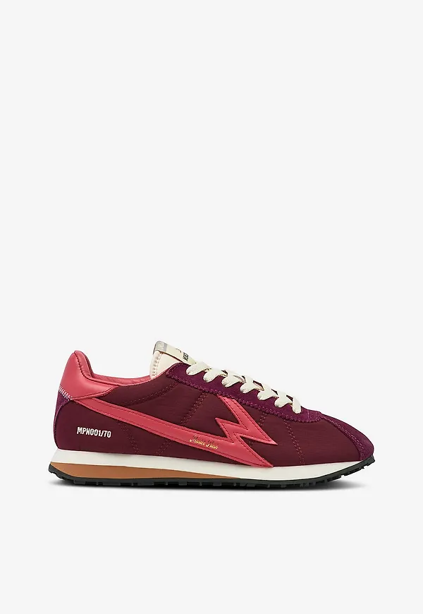 Moaconcept - Sneaker Flash Bordeaux - Röd
