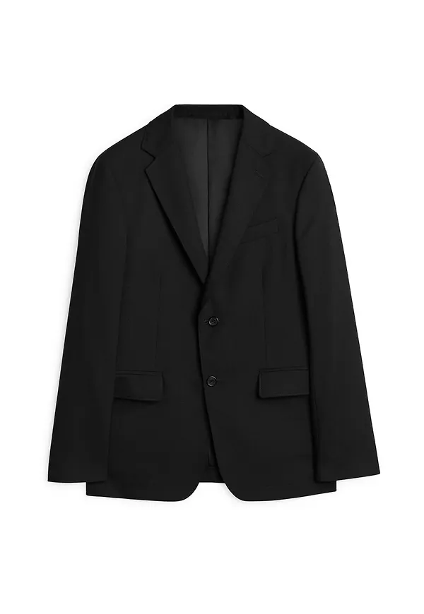 Modern Blazer Hopsack - Black