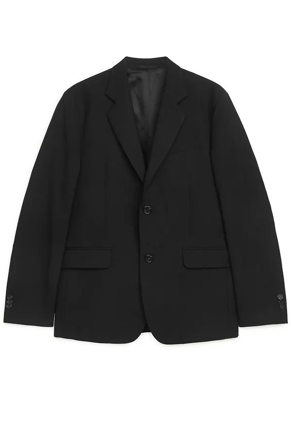 Modern Blazer Hopsack - Black