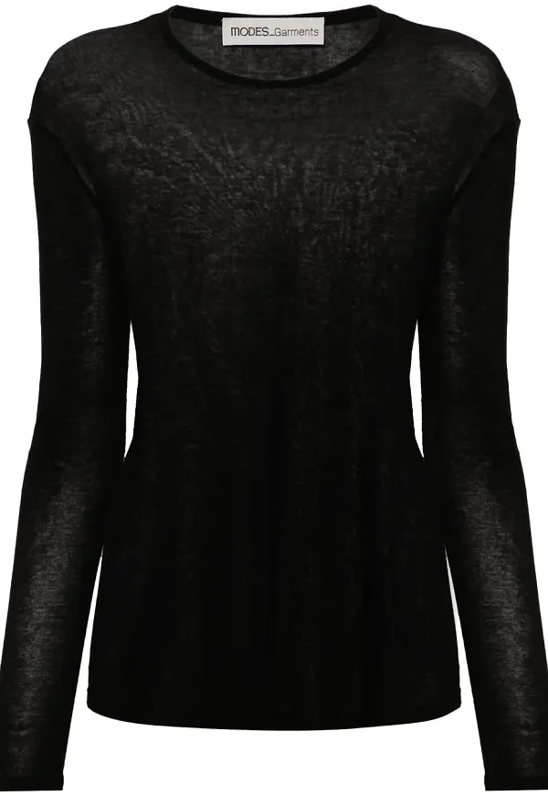 MODES GARMENTS långärmad t-shirt - Svart