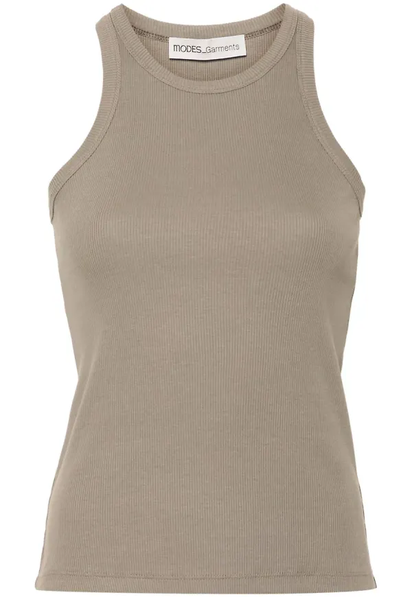 MODES GARMENTS ribbat linne - Neutral