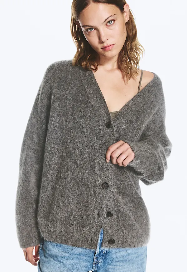 Mohair Blend Cardigan