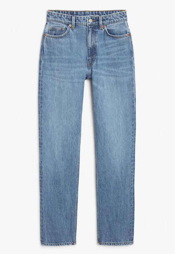 Moluna mid blue jeans - Blue