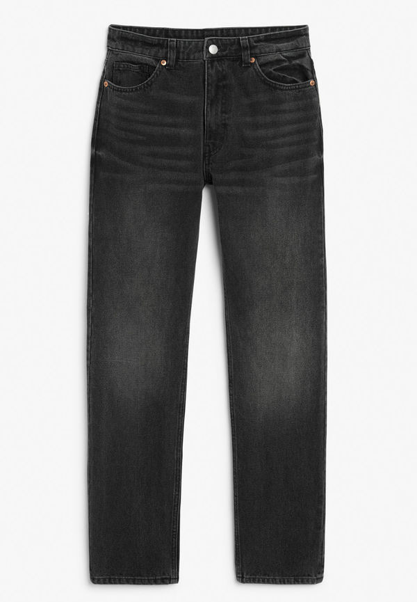 Moluna washed black jeans - Black