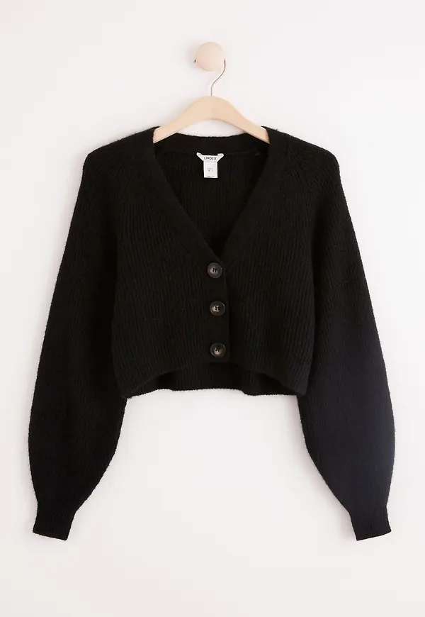 MOM stickad cardigan