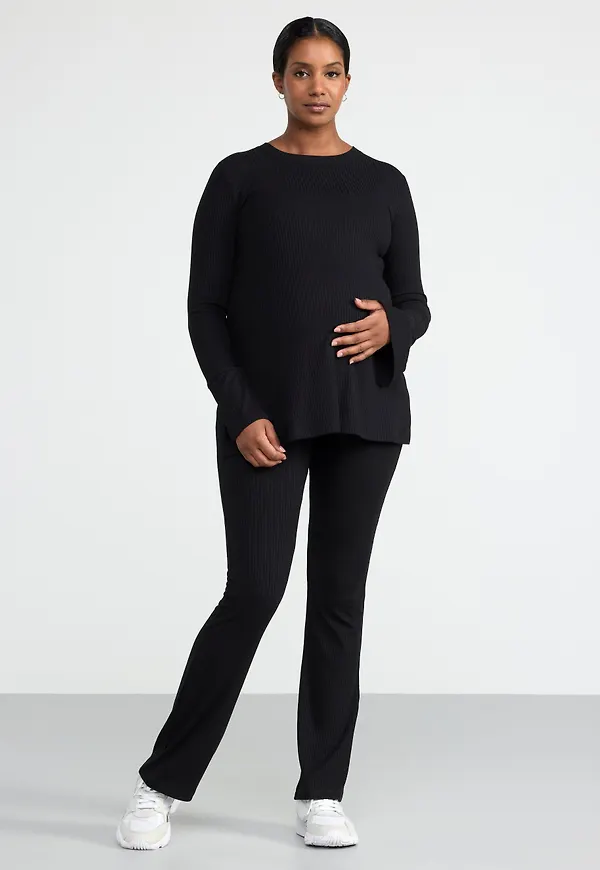 MOM Utsvängda trikåleggings