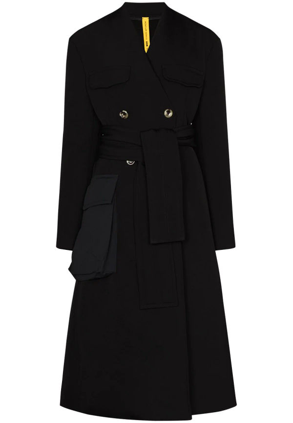 Moncler 1952 kappa med skärp - Svart