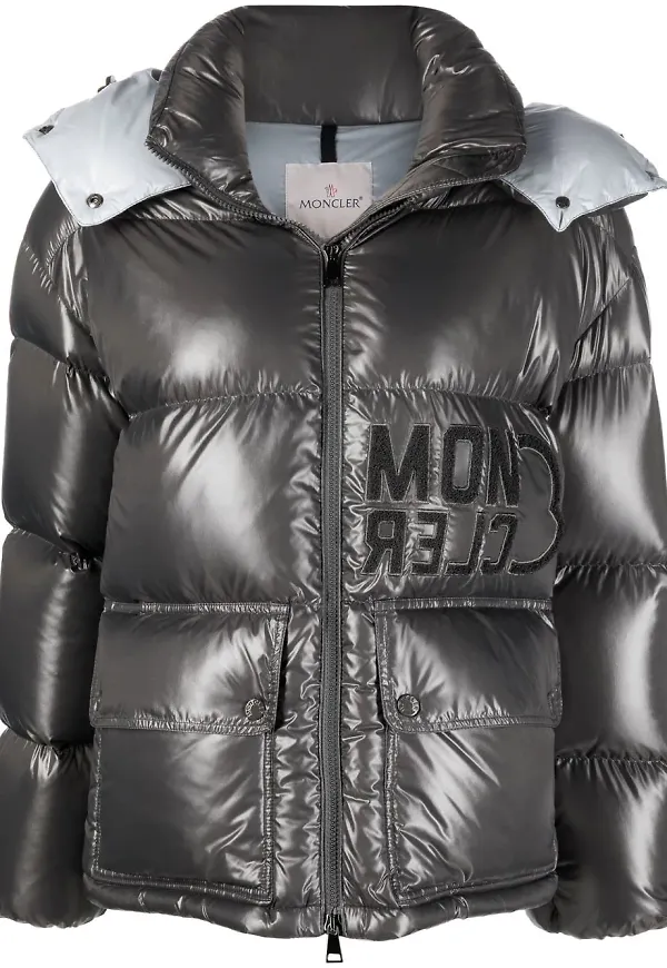Moncler Abbaye vadderad jacka - Grå