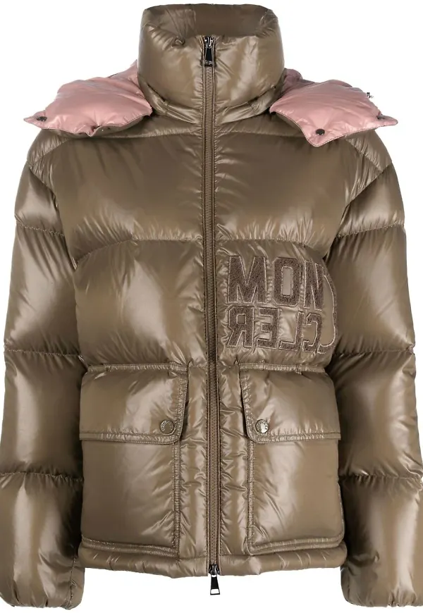 Moncler Abbaye vadderad jacka - Neutral