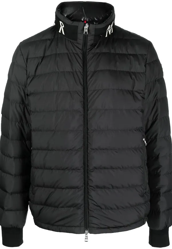 Moncler Akio vadderad jacka - Svart
