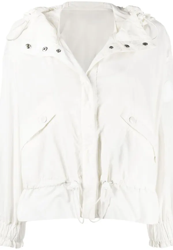 Moncler Albireo jacka med huva - Vit