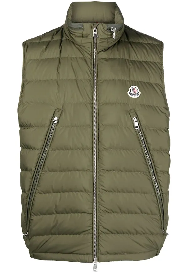 Moncler Albyt dunväst - Grön