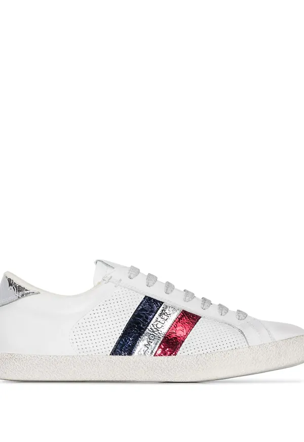 Moncler Alyssa lädersneakers - Vit
