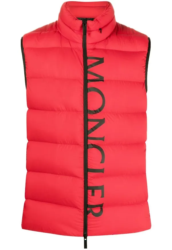Moncler Amak vadderad väst - Röd