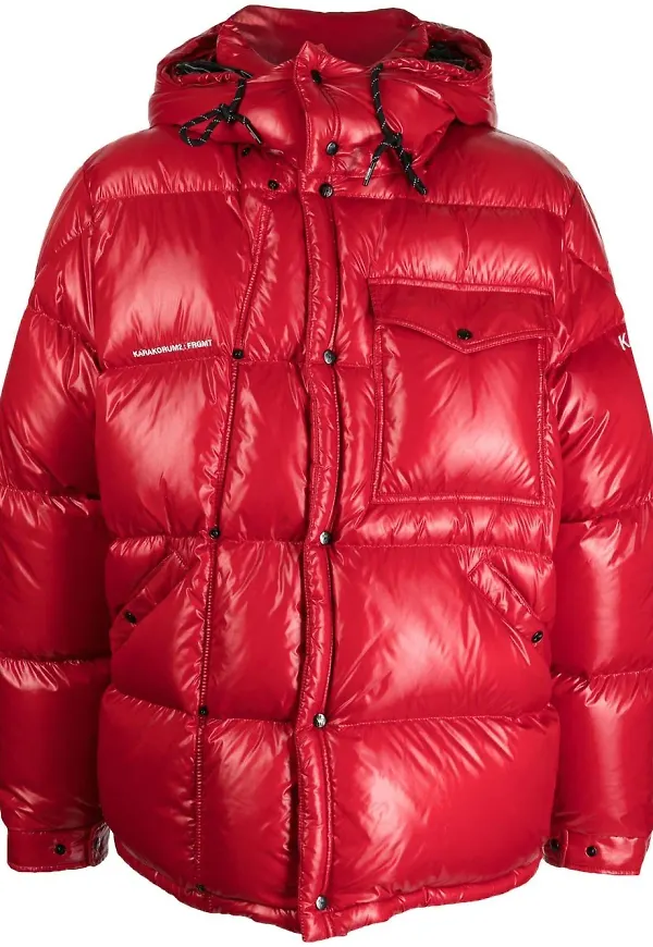 Moncler Anthemium kort dunjacka - Röd