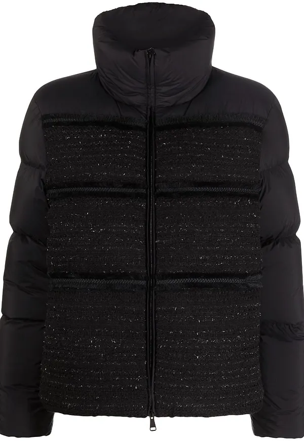 Moncler Aucun kort dunjacka - Svart