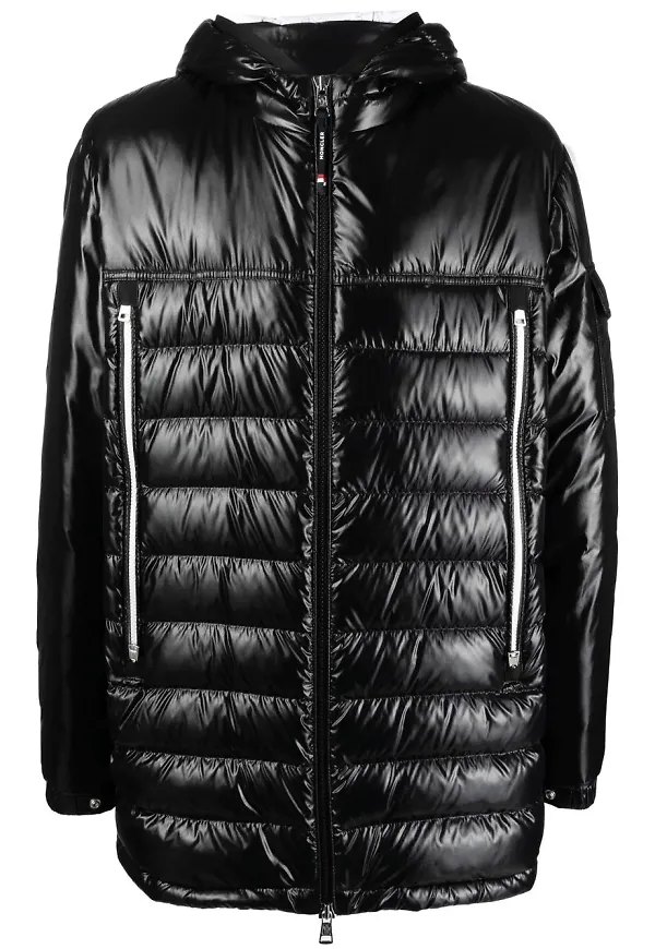 Moncler Aveyron vadderad parkas - Svart